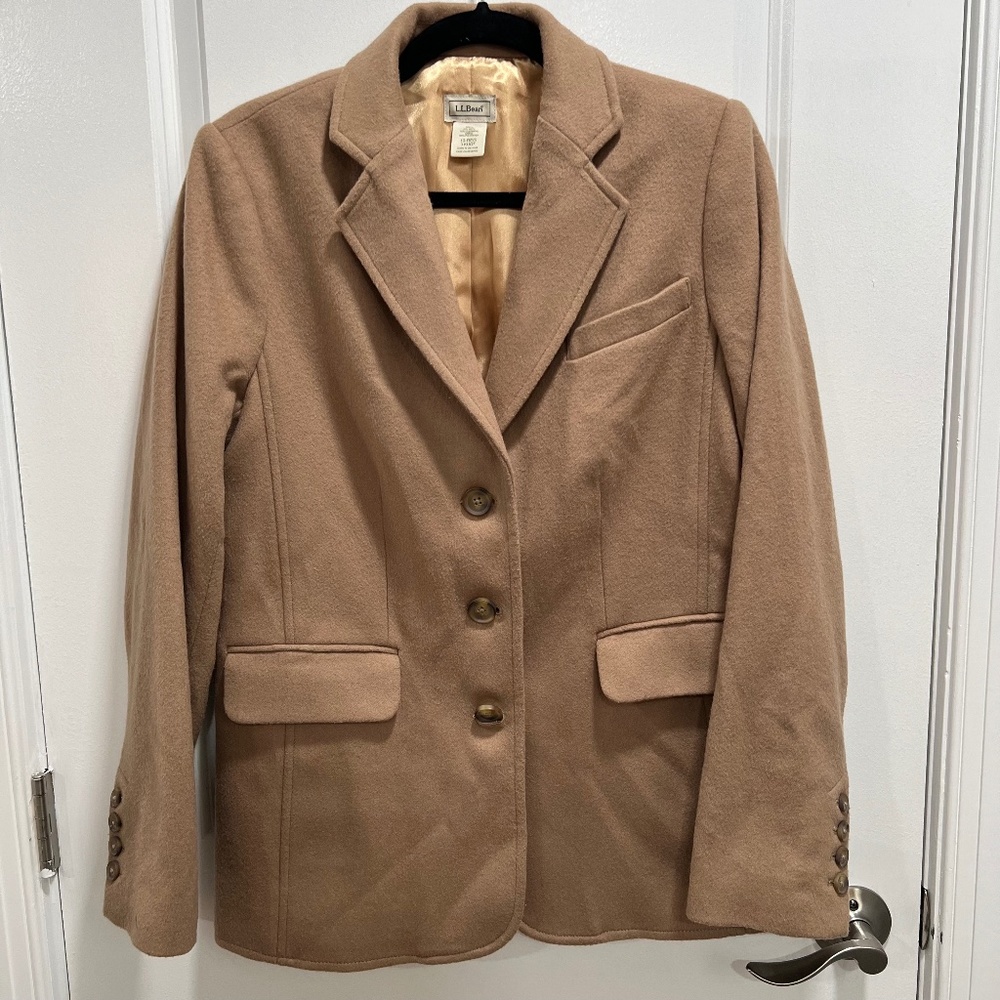 L.L. Bean Wool-Cashmere Blazer